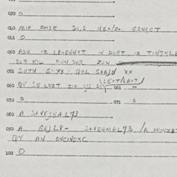 Eastern questionnaire, answ...