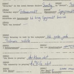 Western questionnaire, answ...