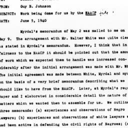 Memorandum from Guy B. John...