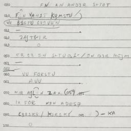 Eastern questionnaire, answ...