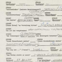 Western questionnaire, answ...