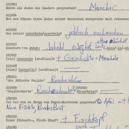 Western questionnaire, answ...