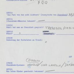 Western questionnaire, answ...