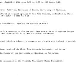 Correspondence, 2000-09-19....