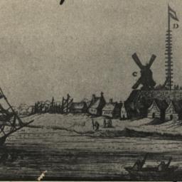 [Scene of early New Amsterdam]