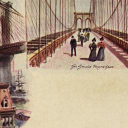 New York, Brooklyn Bridge, ...