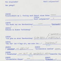 Western questionnaire, answ...