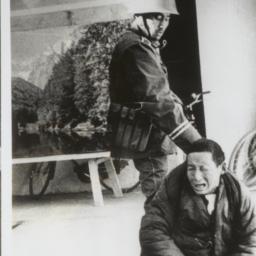 Police officer and Tibetan ...