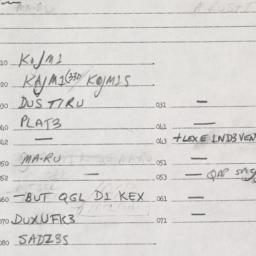Eastern questionnaire, answ...