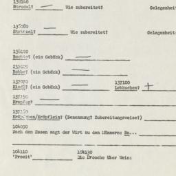 Western questionnaire, answ...