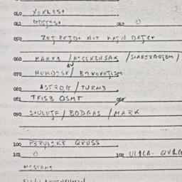 Eastern questionnaire, answ...