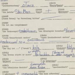 Western questionnaire, answ...