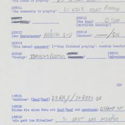 Western questionnaire, answ...