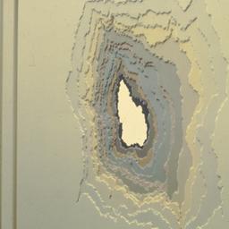 Model of door, detail of ho...