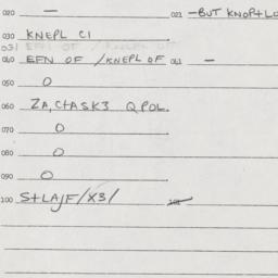 Eastern questionnaire, answ...