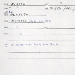 Eastern questionnaire, answ...