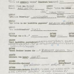 Western questionnaire, answ...