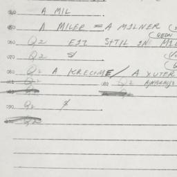 Eastern questionnaire, answ...
