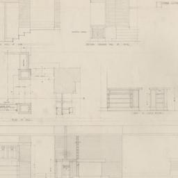 Living room, hall millwork ...