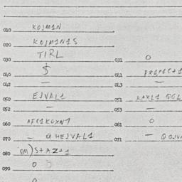 Eastern questionnaire, answ...