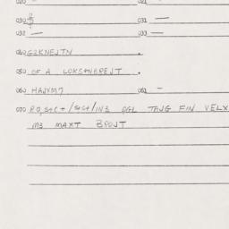 Eastern questionnaire, answ...