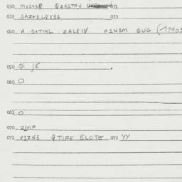 Eastern questionnaire, answ...