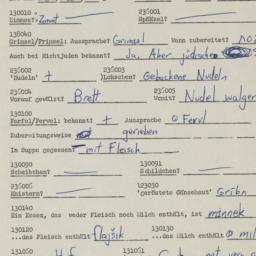 Western questionnaire, answ...