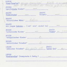 Western questionnaire, answ...