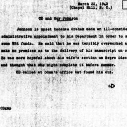 Memorandum from Charles Dol...