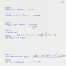 Western questionnaire, answ...