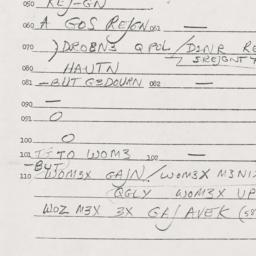 Eastern questionnaire, answ...