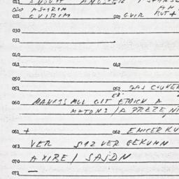 Eastern questionnaire, answ...