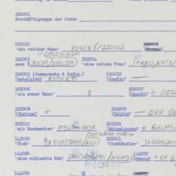 Western questionnaire, answ...