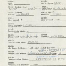 Western questionnaire, answ...
