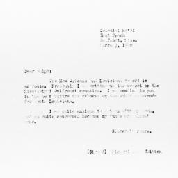 Letter from Richard Babb Wh...