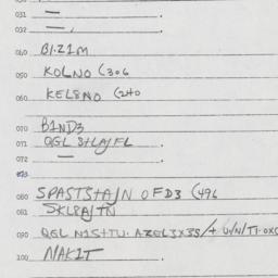 Eastern questionnaire, answ...