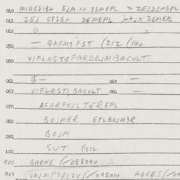 Eastern questionnaire, answ...