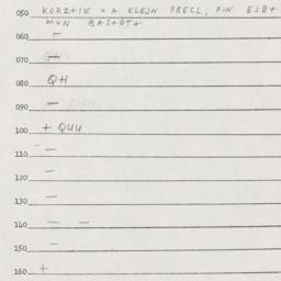 Eastern questionnaire, answ...