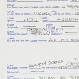 Western questionnaire, answ...