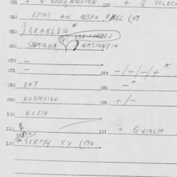 Eastern questionnaire, answ...