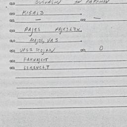 Eastern questionnaire, answ...