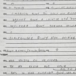Eastern questionnaire, answ...