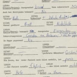 Western questionnaire, answ...