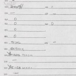 Eastern questionnaire, answ...