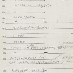 Eastern questionnaire, answ...