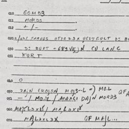 Eastern questionnaire, answ...
