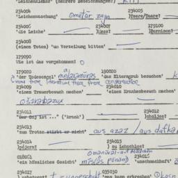 Western questionnaire, answ...