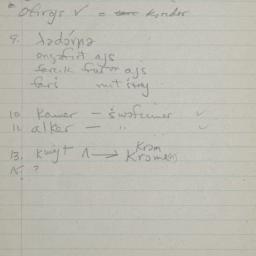 Eastern questionnaire, blue...