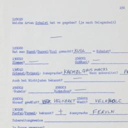 Western questionnaire, answ...