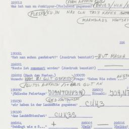 Western questionnaire, answ...